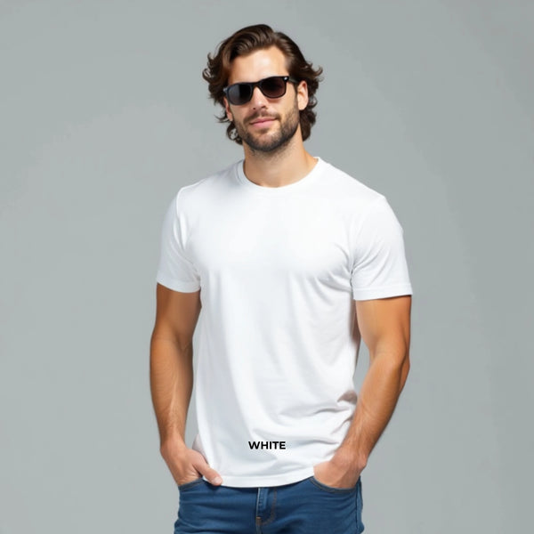 Nextt Level Bio-Washed Round Neck T-Shirt for Men