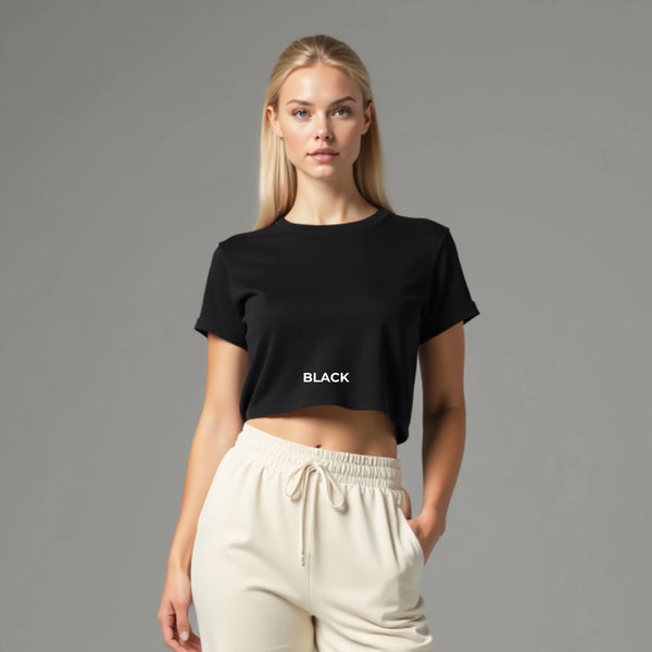 Elevate Your Style: Essential French Terry Crop Top