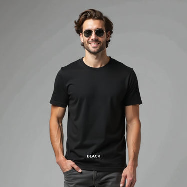 Nextt Level Bio-Washed Round Neck T-Shirt for Men