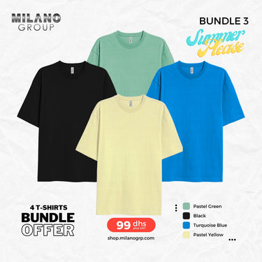 Premium Cotton Oversized T-Shirts (Bundle Offer)