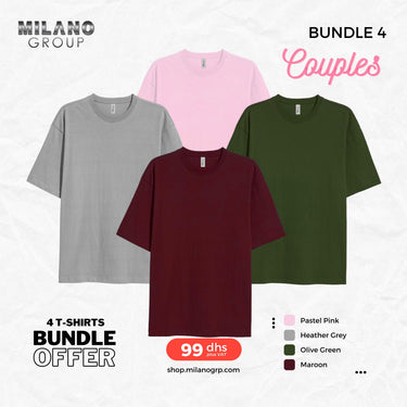 Premium Cotton Oversized T-Shirts (Bundle Offer)