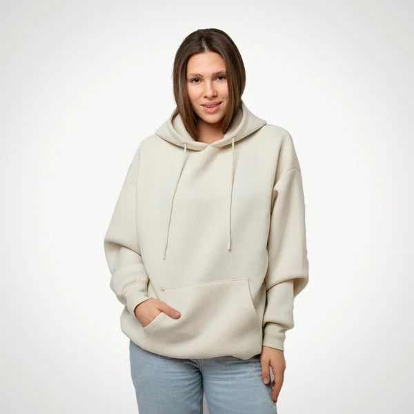 Fleece Women Oversized Pullover Hoodie # 01