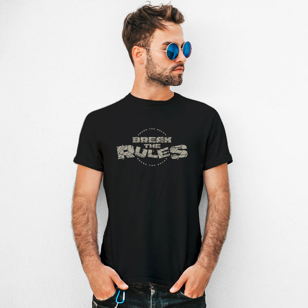 Break The Rules Round Neck T-Shirt