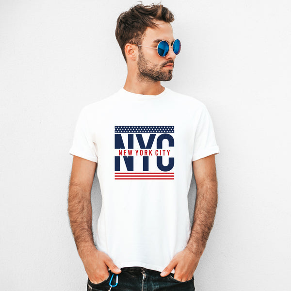 NYC (Colored) Round Neck T-Shirt