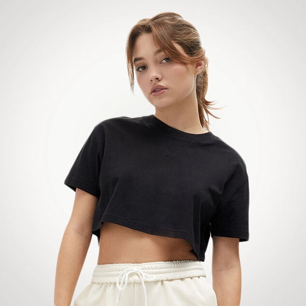 Elevate Your Style: Essential French Terry Crop Top